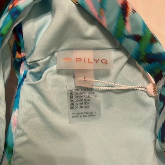 PILYQ Knot Tank top like Bikini Top blue - Picture 7 of 8